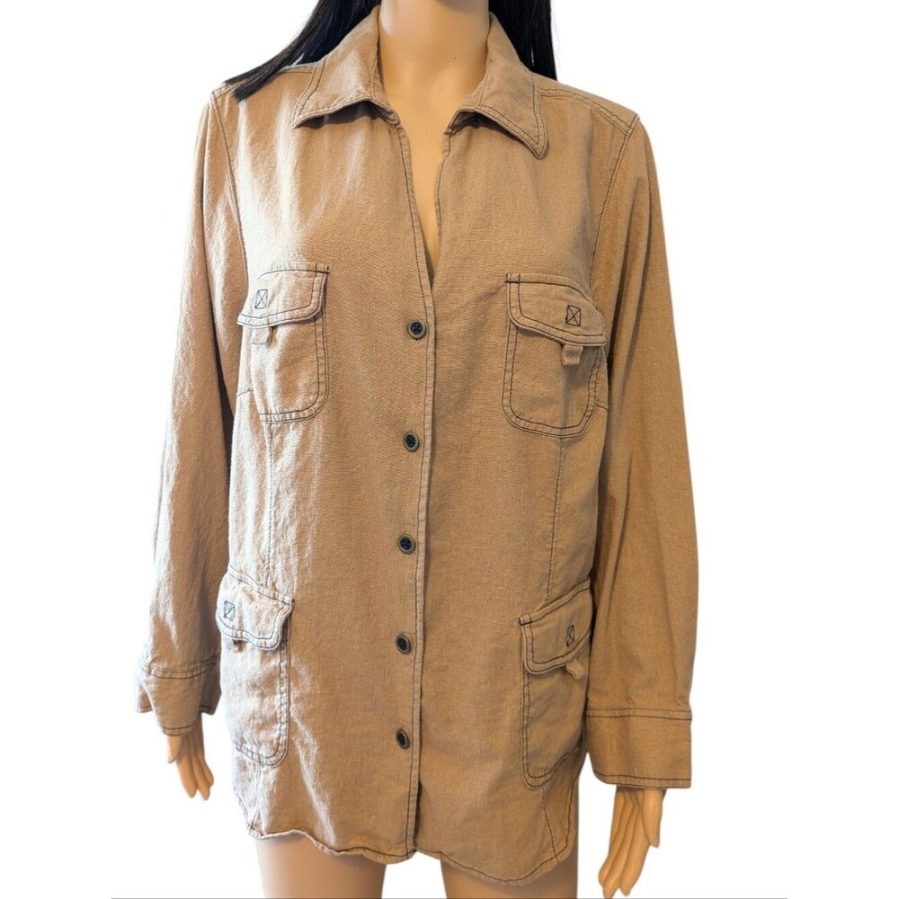 White Stag Linen Button Down Shirt